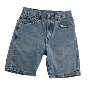 Vintage Y2K Levi’s 505 Jean Shorts Mens 30 Blue Light Wash Regular Fit Jorts